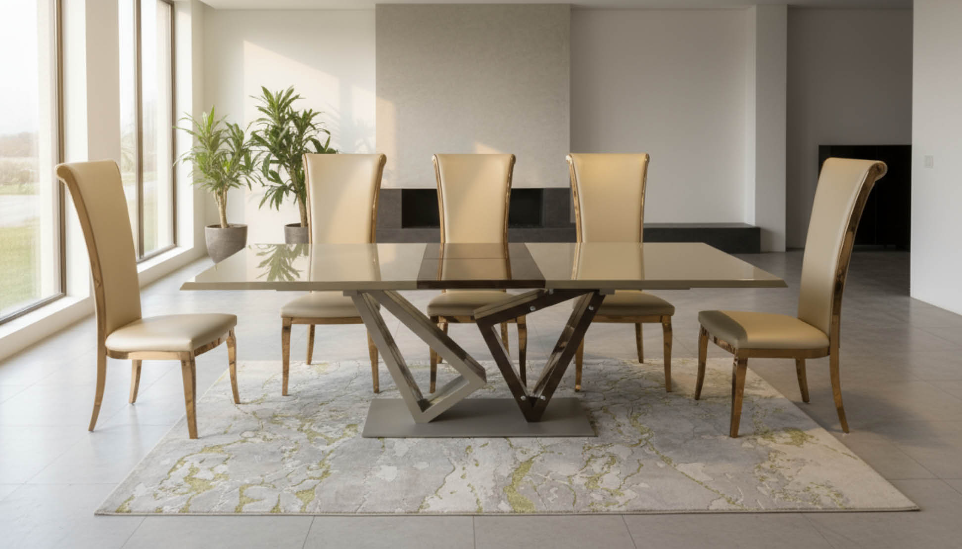 Dlamini Mocha Dining Room Suite