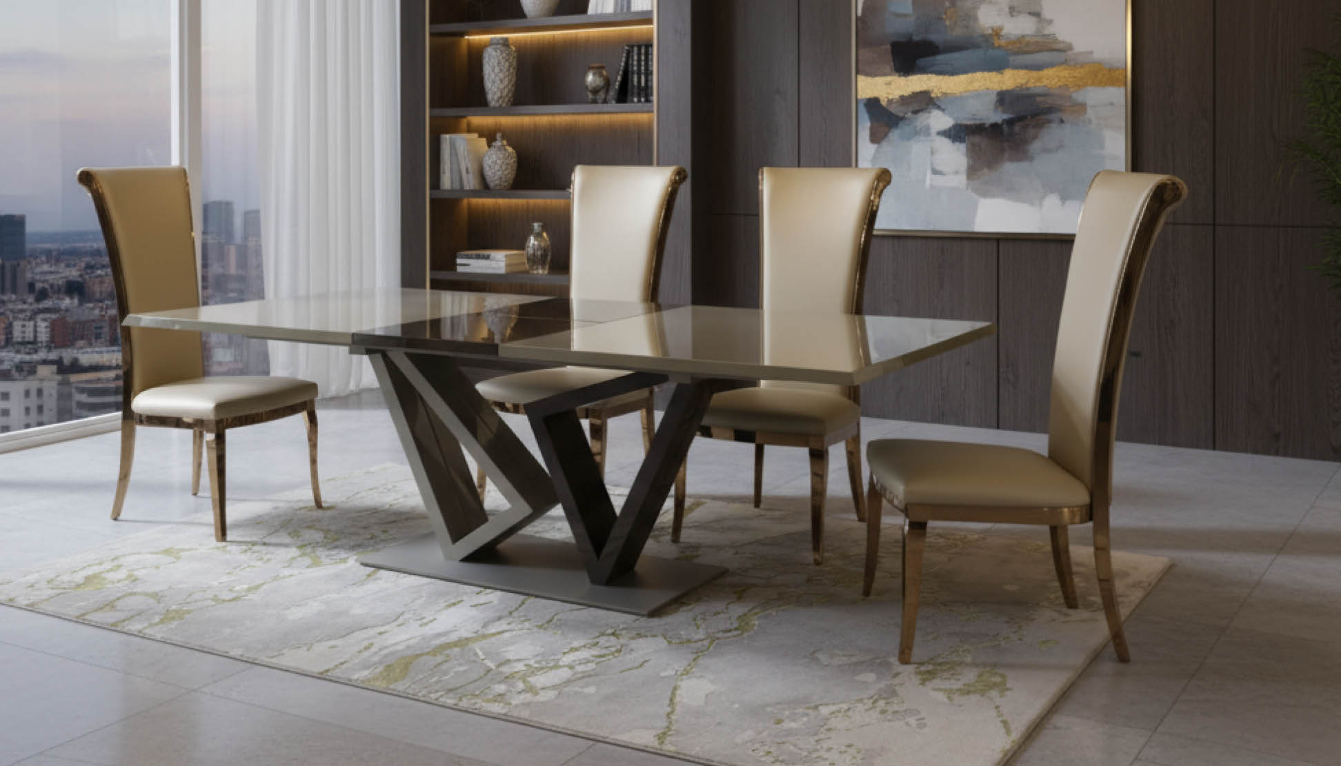 Dlamini Mocha Dining Room Suite