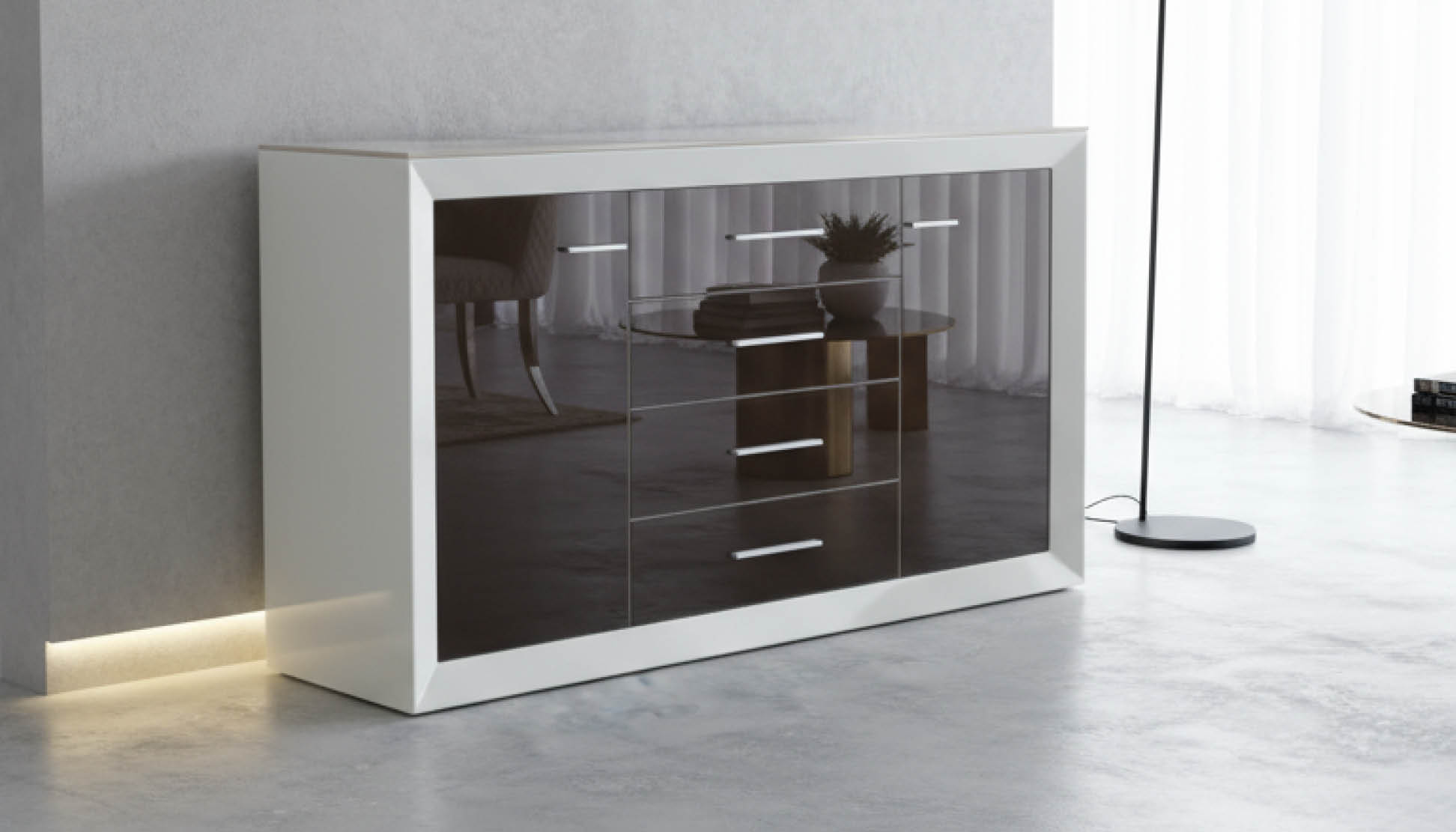 Madonna White Dining Room Suite