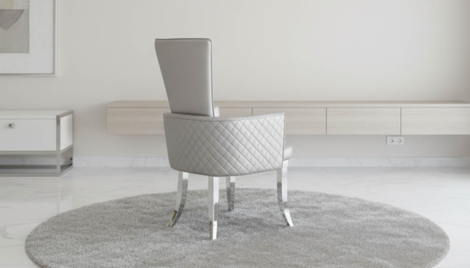 Madonna White Dining Room Suite