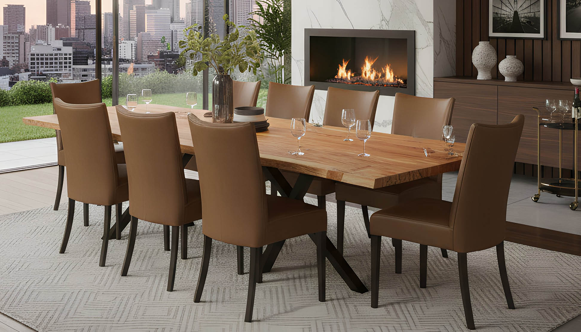 Chelsea Dining Table with Chobe Chairs